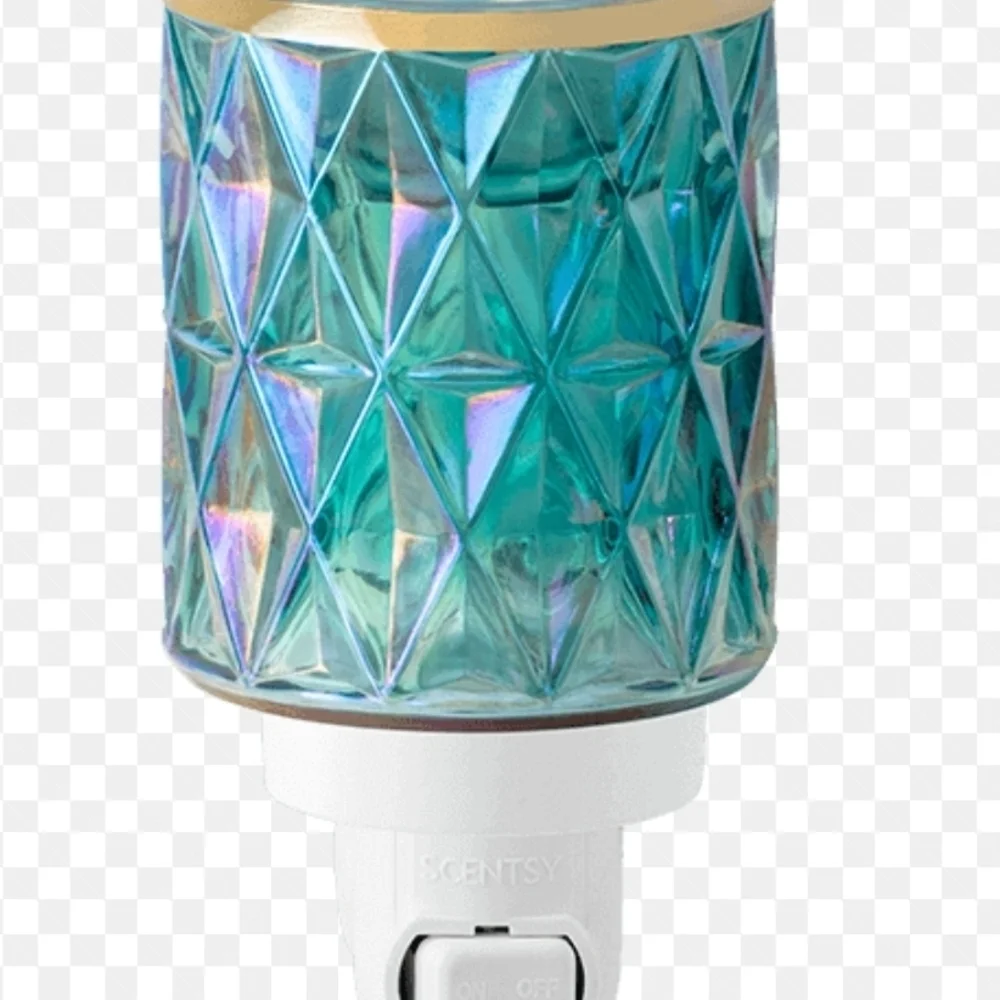 Scentsy Iridescent Teal Plug-In Warmer Nightlight